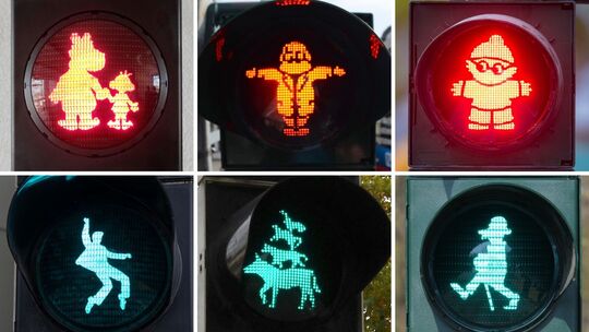 Ost-Ampelmännchen wird 65 Ost-Ampelmännchen wird 65