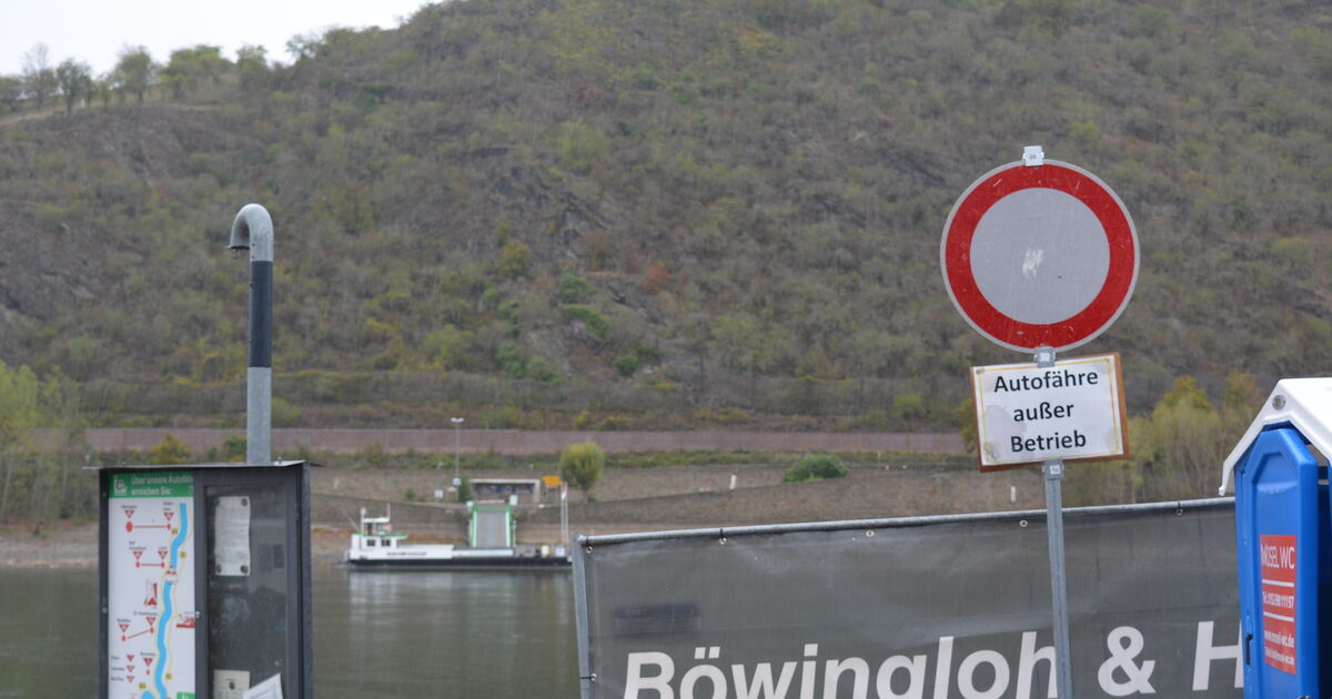 The riverbank is ready again: Why is the Boppard-Filsen ferry still out of ...