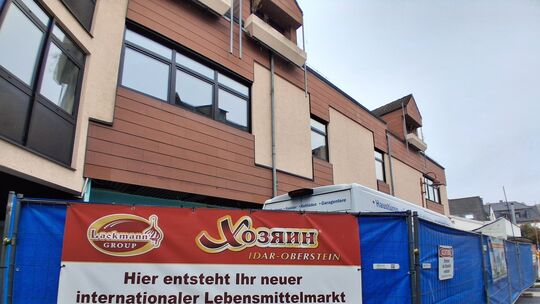 In Idar entsteht ein internationaler Supermarkt, der im Dezember eröffnet werden soll.