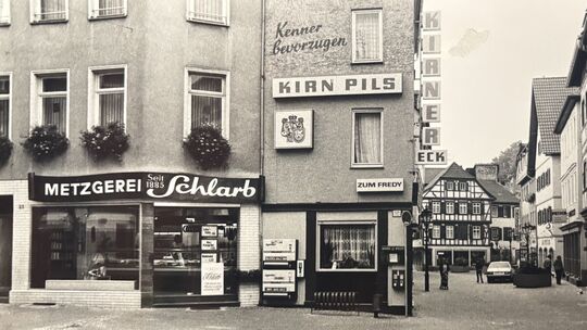 Wer erinnert sich noch an den guten "Fredy" in der Neustadt? Er ist leider genauso passé wie die Metzgerei Schlarb ...