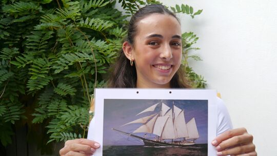 Die 15-jährige Schülerin Emma Lanz aus Nickenich wird am Wochenende in See stechen und mit der Organisation Nautic Horizons auf