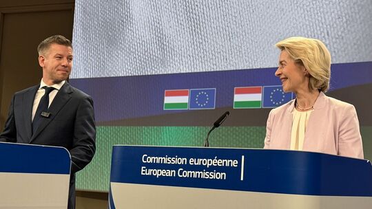 Péter Magyar zu Besuch in Brüssel Péter Magyar zu Besuch in Brüssel