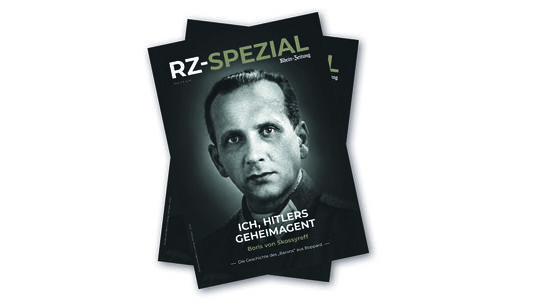 Das neue Magazin der Rhein-Zeitung und ihrer Heimtausgaben über das abenteuerliche Leben des Boris von Skossyreff ist ab sofort