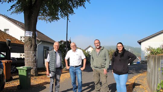 Martin Vermeer (von links), Josef Lurz, Karl Frings und Janine Heinrichs sind fassungslos über die Entscheidung der Gemeinde.