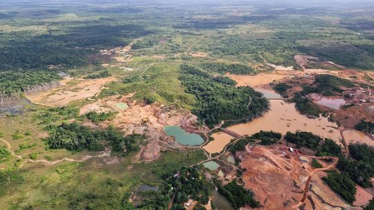 Überflug über den Amazonas
