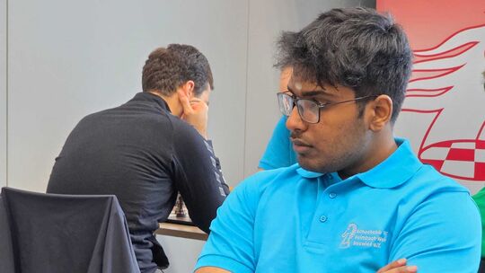 GM Pranav Anand gelangen bei seinem Einstand für den SC Heimbach-Weis-Neuwied zwei Siege und ein Remis.