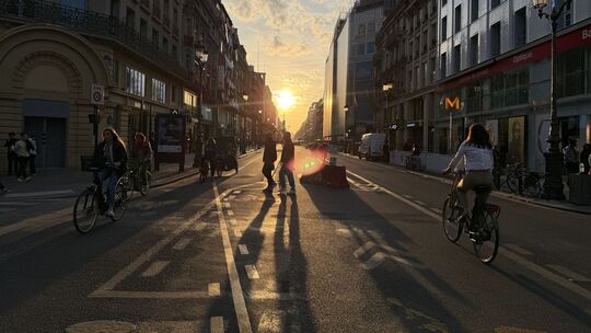 Paris baut Radwegenetz weiter aus Paris baut Radwegenetz weiter aus