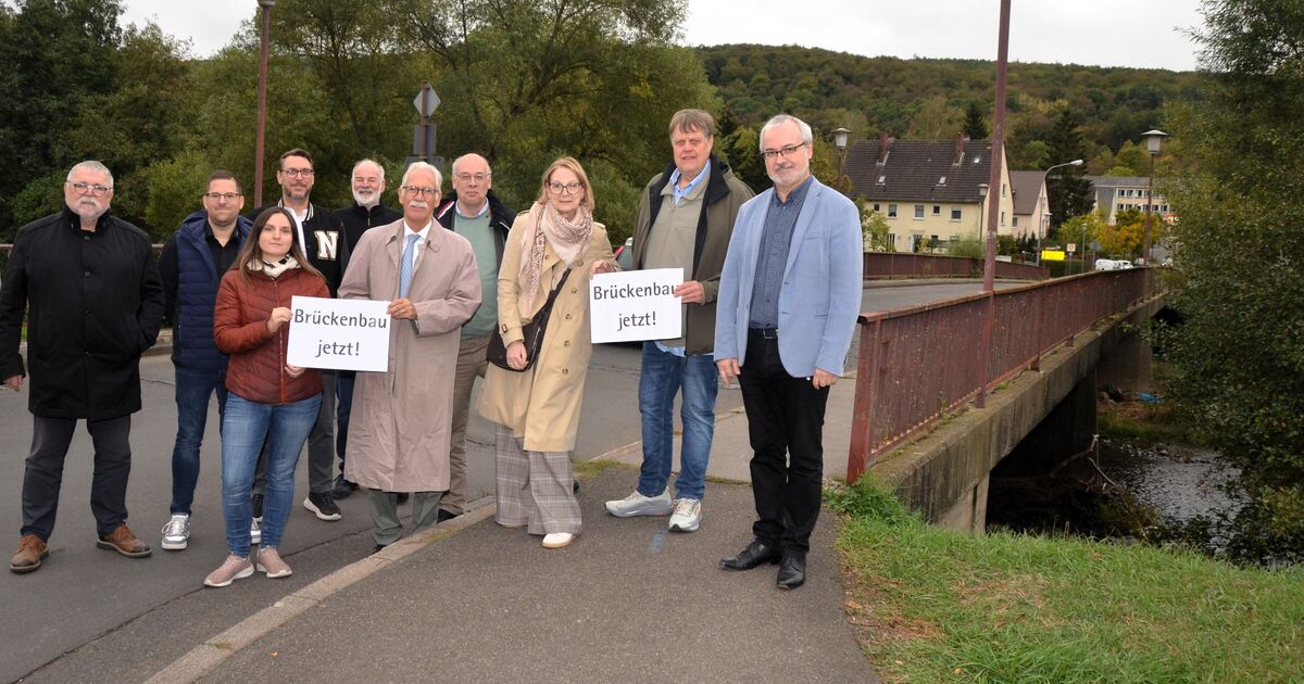 Important for infrastructure: Replace the Reidenbach Bridge in Kirn ...