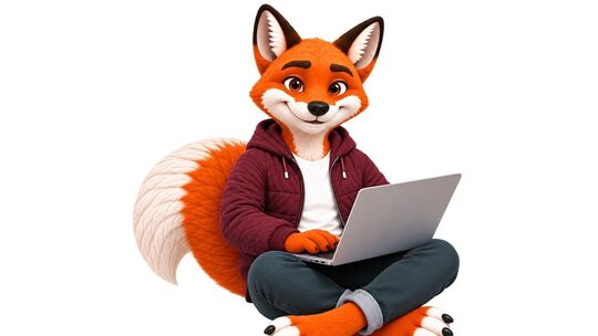 Der clevere Fuchs, immer auf der Suche nach einerm Schnäppchen, steht für „rz-Auktion“, die neue, digitale Versteigerungsplattfo