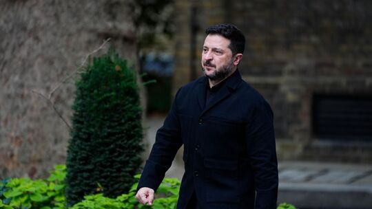 Ukraines Präsident Selenskyj in Großbritannien Ukraines Präsident Selenskyj in Großbritannien