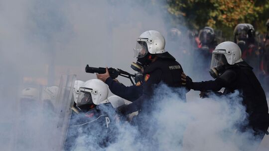 Proteste in Albanien