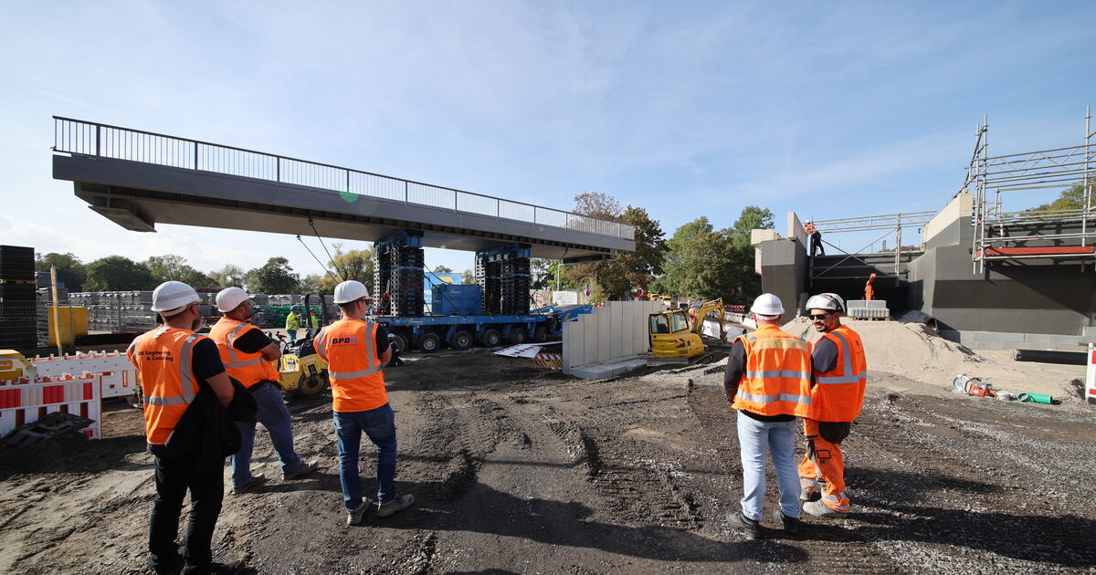 Bendorf: Construction site in pictures: The new bridge is being installed ...