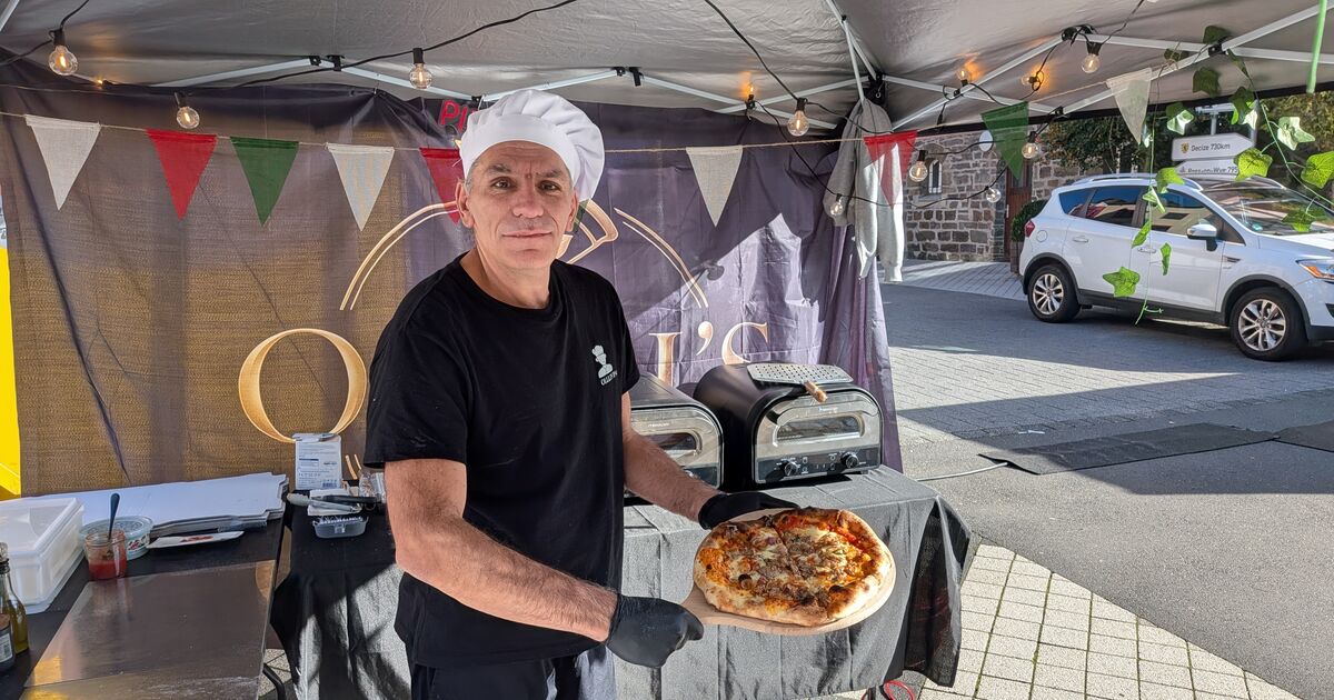 Betzdorf weekly market: A pizza baker tries his hand at it