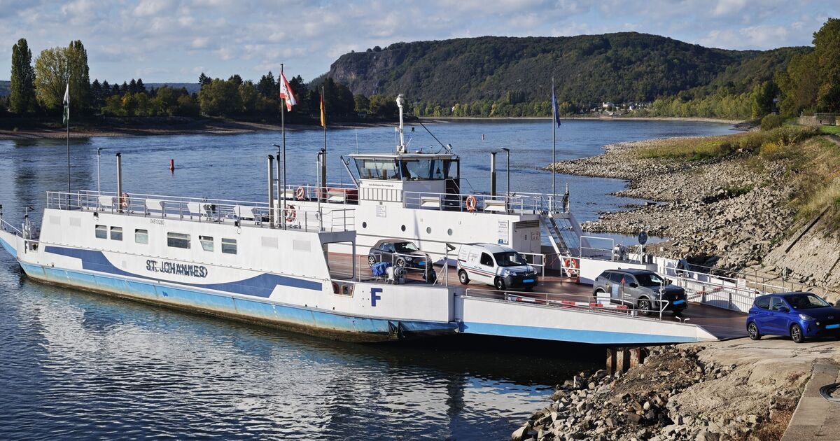 Ferry traffic on the Rhine hampered: No concrete bridge construction plans ...