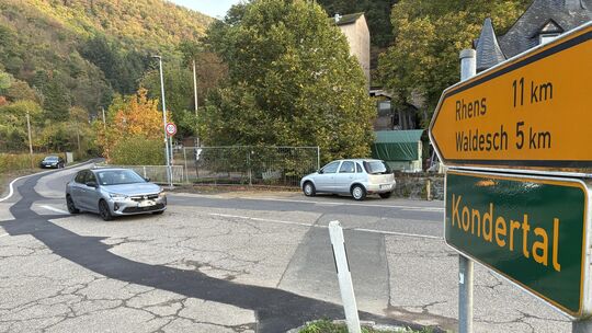 An der L208, die bei Dieblich von der Mosel aus in Richtung Waldesch abzweigt, muss ein Stützwand saniert werden. Sie ist vom Ko