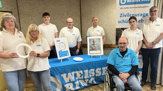 Das aktuelle Team des Weißen Rings im Westerwaldkreis (von links): Sonja Stahl, Birgit Fassbach, Jonas Wetter, Christoph Semmelr