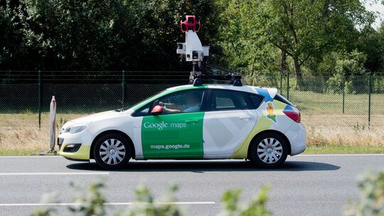 Kamera-Fahrzeug von Google Maps
