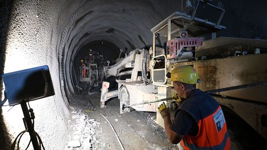 Baustelle Brennerbasistunnel