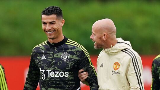 Manchester United - ten Hag und Ronaldo Manchester United - ten Hag und Ronaldo