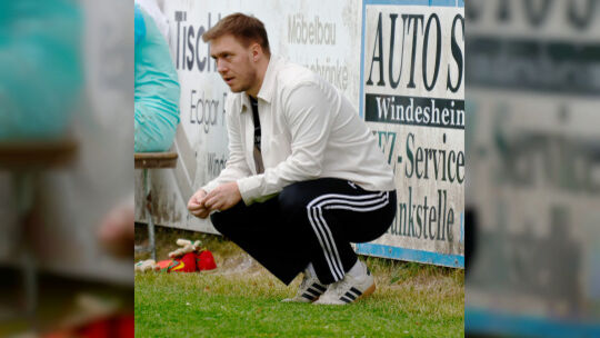 Sein Blick richtet sich nicht mehr auf die Spiele des VfL Rüdesheim: Bastian Kessel ist als Trainer zurückgetreten.