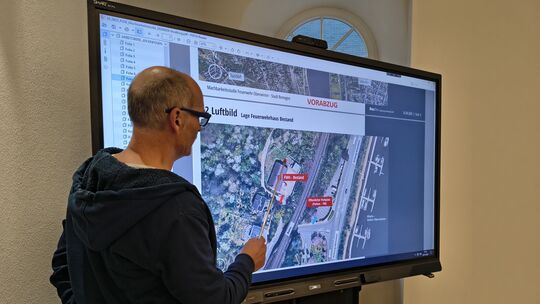Am Randgebiet des FFH-Gebiets in Oberwinter soll das Feuerwehrgerätehaus erweitert werden, wie der stellvertretende Bauamtsleite