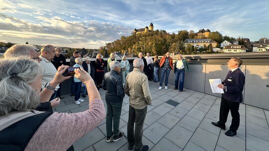 Die schönste Terrasse von Montabaur bleibt nach dem Umzug der Verwaltung in das neue VG-Haus im Alltag den Mitarbeitern vorbehal