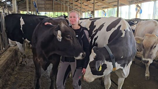 Laura Duchscherer brennt für ihren Beruf. Als Milchbotschafterin möchte sie die Menschen aufklären und informieren.