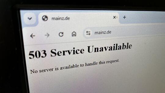 Auch die Internetseite der Stadt Mainz war von der PHP-Sicherheitslücke betroffen.