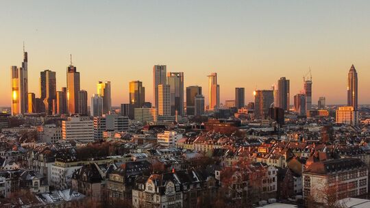 Banken-Skyline in Frankfurt