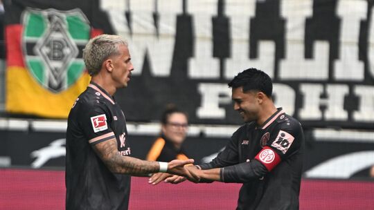 Phillip Tietz und Nadiem Amiri (r) Phillip Tietz und Nadiem Amiri (r)