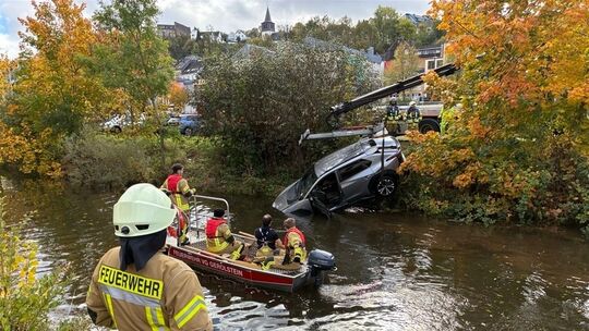 Pkw wird geborgen