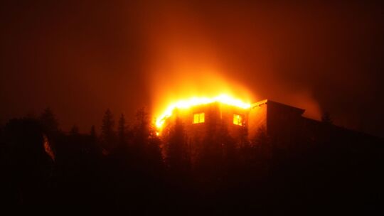 Brand im Kehlsteinhaus