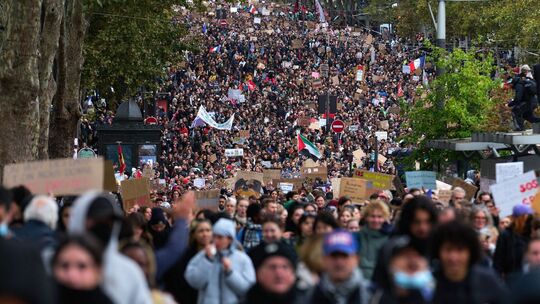 Proteste in Paris Proteste in Paris