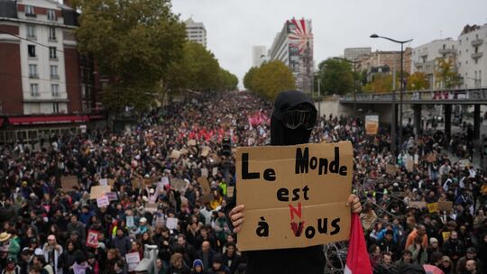 Proteste in Paris Proteste in Paris