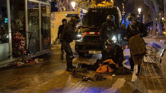 Proteste in Barcelona