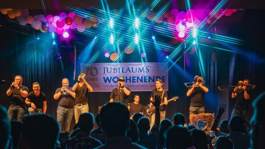 Megabrass aus Koblenz bildeten am Samstag den Höhepunkt beim Oktioberfest im ZaP.
