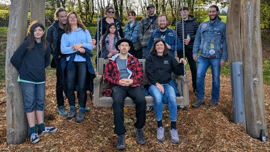 Mit einer Wanderung über die Bärenbacher Höhe startete der Samstag des Internationalen Turbojugendtreffens.