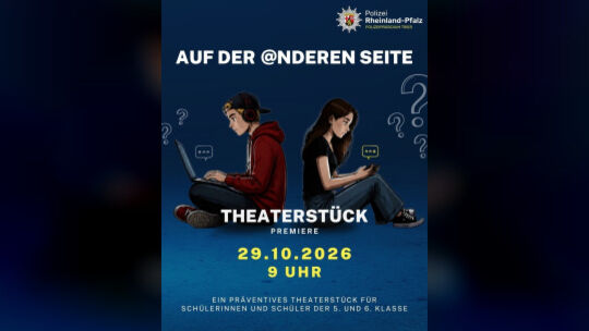 Plakat zur Premiere des Theaterstücks Plakat zur Premiere des Theaterstücks