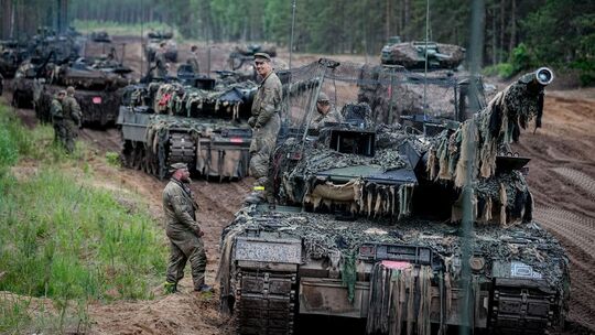 Übung der Panzerbrigade 45 Litauen Übung der Panzerbrigade 45 Litauen