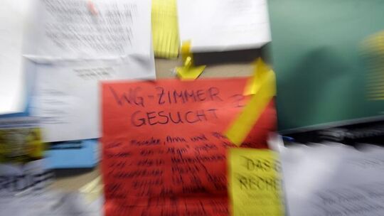 Zimmersuche auf dem «Schwarzen Brett»
