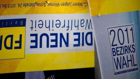 FDP-Wahlplakat