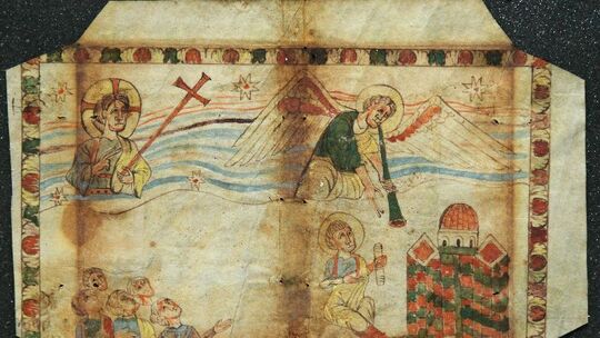1000 Jahre alt: Gemalte Szene aus der Apokalypse in Mainz