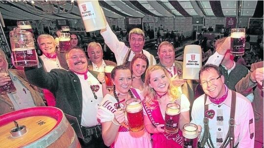 Die Zapfanlage hat den Probelauf bereits bestanden